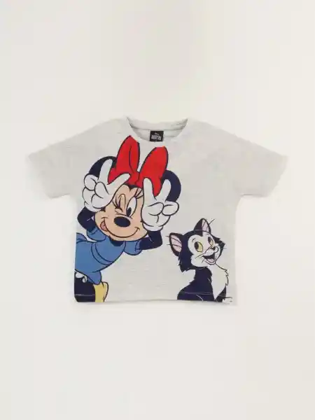 Minnie. Polera Manga Corta Gris 2 V26 314014497