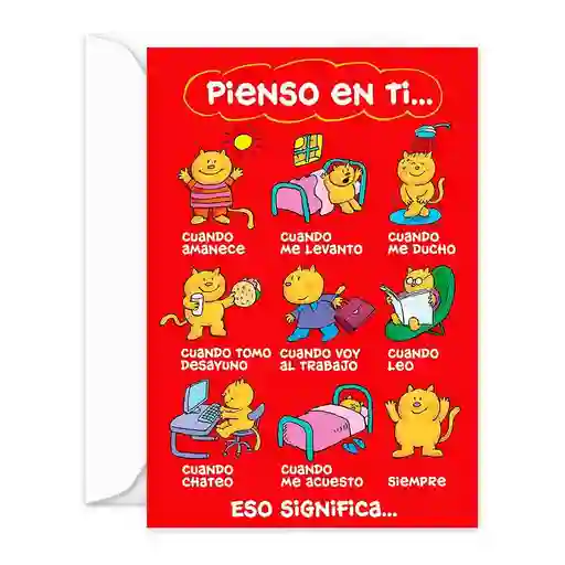Tarjeta de Saludo Happydays Jumbo