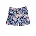 Bikini Short Para Niña Estampado Celeste Talla 14 Samia