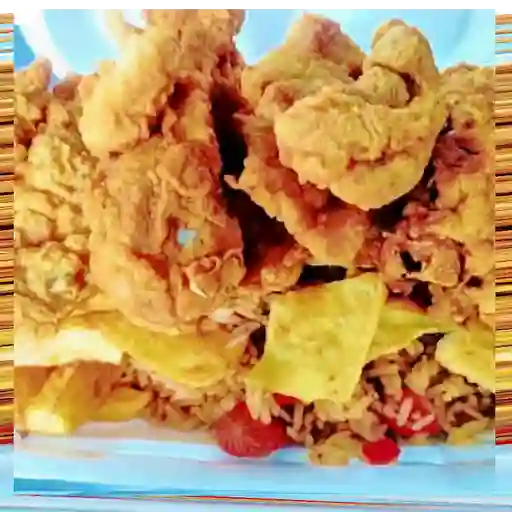 Chicharron de pollo, tamaño familiar