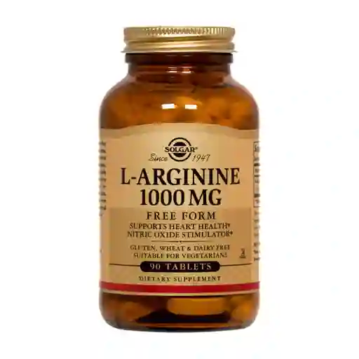  SOLGAR Suplemento Dietario Larginine Arginina (1000 Mg) 