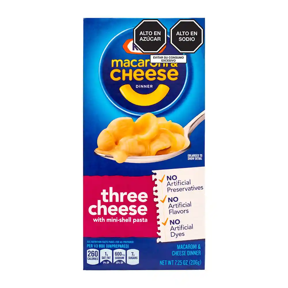 Kraft Pastas Macaroni & Cheese 3 Quesos