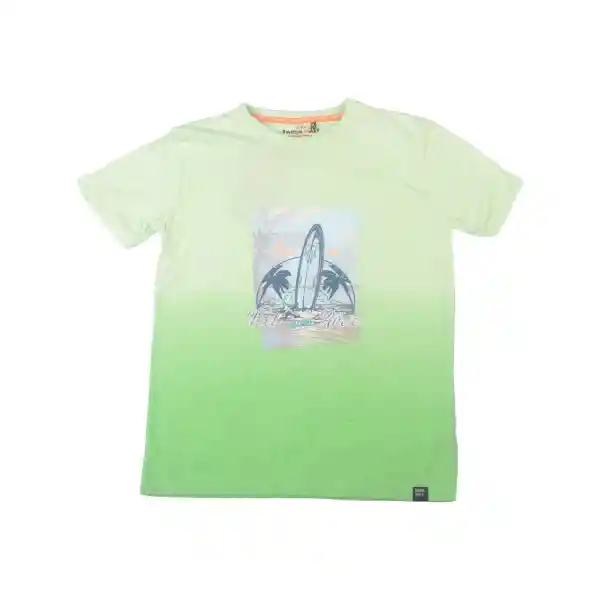 Polera Niño Verde Pillin 6 a