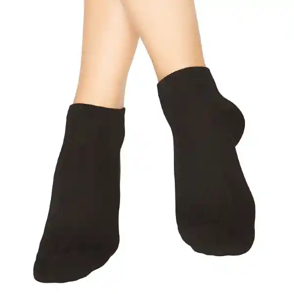 Pack Calcetines Tobillo Bambú Negro Talla 103 Caffarena