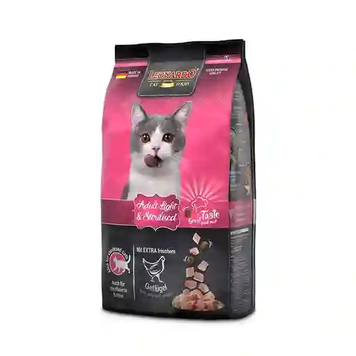 Leonardo Alimento Para Gato Adulto Light & Sterilised