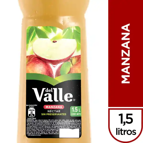 Del Valle Nectar Manzana 1,5 Lt