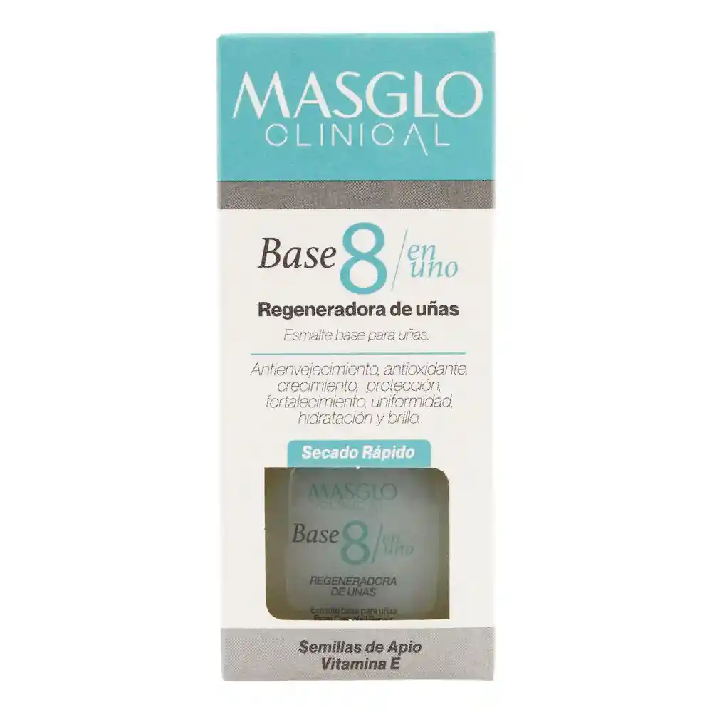 Masglo Base Regeneradora de Uñas 8 en 1