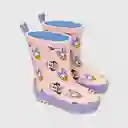 Botas de Agua Minnie Para Niña Rosada Talla 25 Colloky