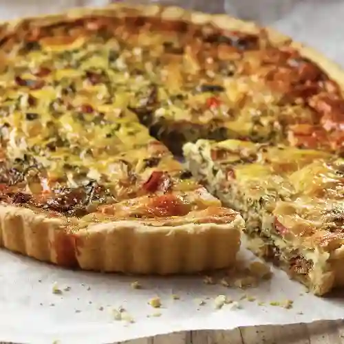 Quiche Azul Champiñón