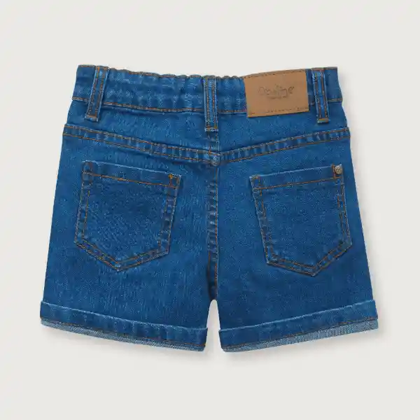 Short Denim Esencial Niño Navy Talla 4A Opaline