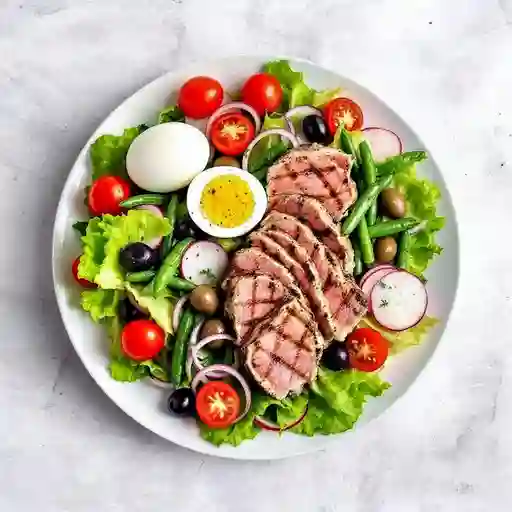 Ensalada Nicoise Con Atun Sellado