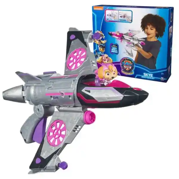 Paw Patrol Juguete Mighty Jet Skye Luz y Sonido - 6067498