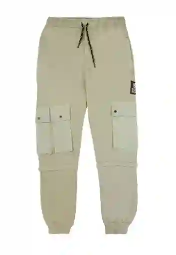 Pantalón Teens Sport Spirit Niño Verde Militar Talla 14/M - 517