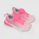 Zapatillas Deportiva de Niña Fucsia/Blanco Talla 30 Colloky