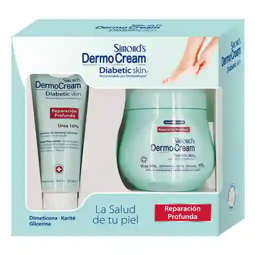 Simonds Crema Dibetic Skin Pote + Crema Reparación Dermo