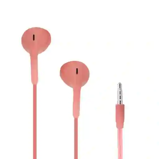 Miniso Audífonos de Cable Rosa Mod Hf 230