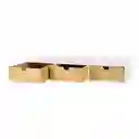 Cajonera de Bambú Para Escritorio