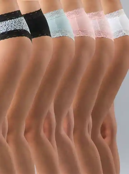 Flores Pack Pantaleta Multicolor Talla XL 25325