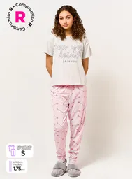 Friends Pijama Manga Corta Joger Friends Grmel Talla M V25