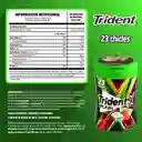 Chicle Trident Splash Sin Azúcar Sabor Frutilla Limón 23 und