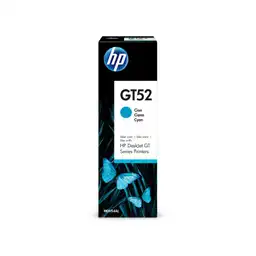 Hp Tinta Botella Cyan Gt52