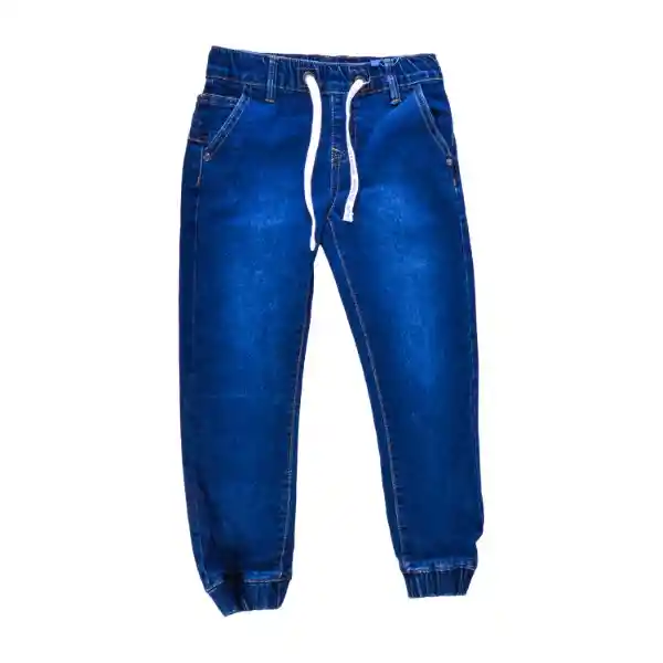 Jeans Cintura Elástica Niño Azul 6 Pillin