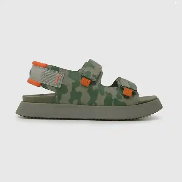 Sandalias Doble Ajuste Camuflada Niño Verde Musgo T. 37 Colloky