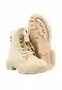 Botines Cordón W24 Niña Beige 30 897 Ficcus