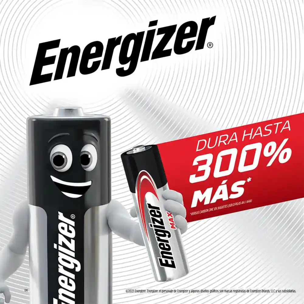 Energizer Pila Max Alcalinas AA