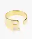 Lounge Anillo Ajustable Letra R Dorado