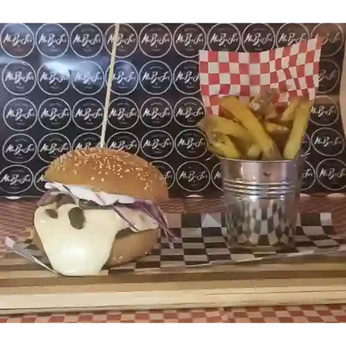Vegan Burger Champiñón y Queso