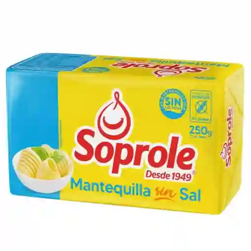 Soprole Mantequilla sin Sal en Barra