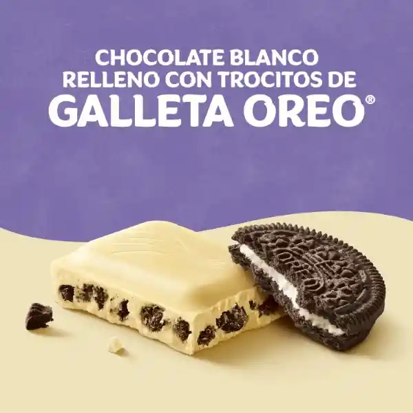 Oreo Milka Chocolate Blanco Con Trocitos De