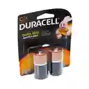 PILA DURACELL C X 2 UNIDADES