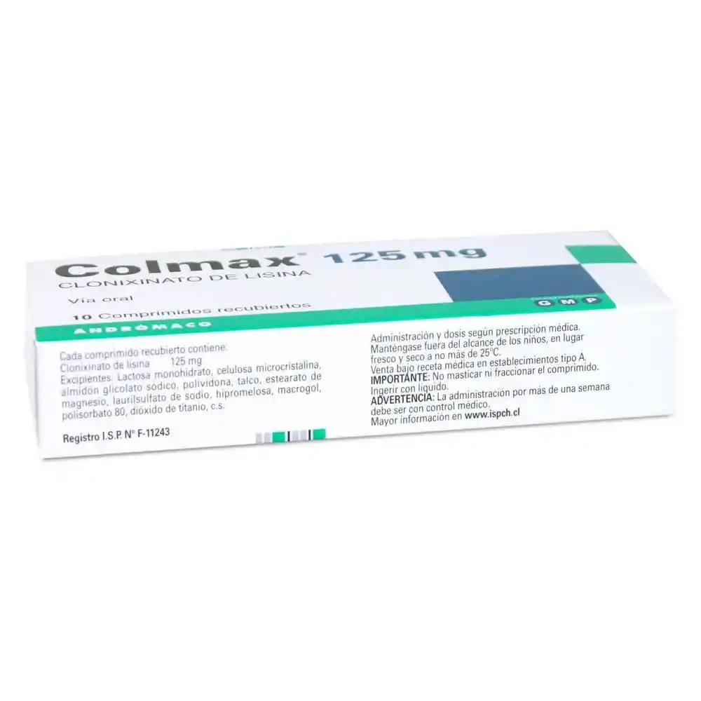 Colmax Analgésico en Comprimidos Recubiertos