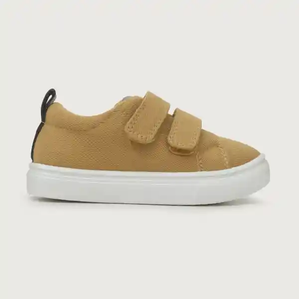 Zapatillas Urbana Velcro Doble Niño Mostaza Talla 22 Opaline