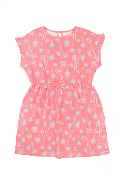 Vestido Junior Rapport Day to Day Niña Coral 10 784