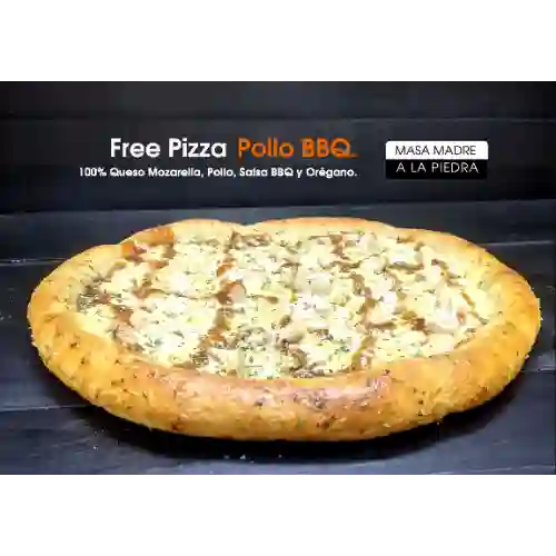 Free Pizza Familiar Pollo Bbq