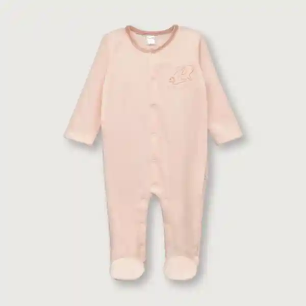 Pijama Osito Esencial de Niña Rosado Talla PM Opaline