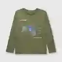 Polera Moto Oliva de Niño Talla 2A Colloky