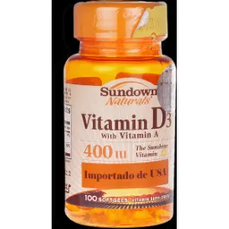 Sundown Vitamina D 400 Iu 100 Softgel