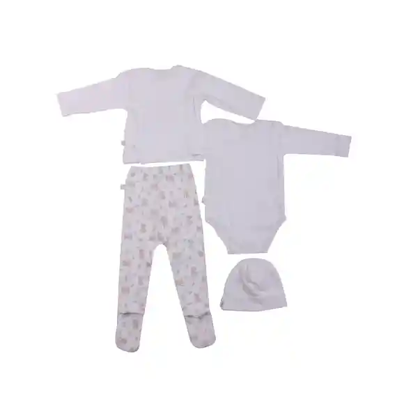 Set 4 Pzas Bebe Niña Multicolor Pillin 3 M