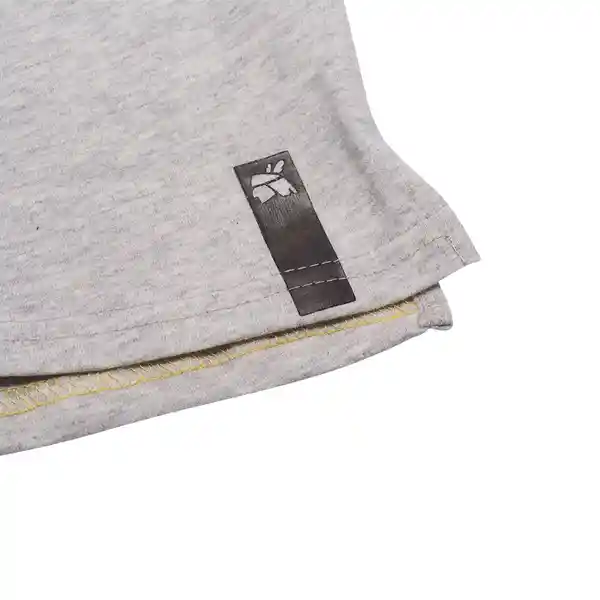 Polera Manga Corta Niño Gris Claro Pillin 3 a