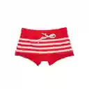 Short Tipo Bóxer Para Hombres Estampado Rojo Talla S Samia