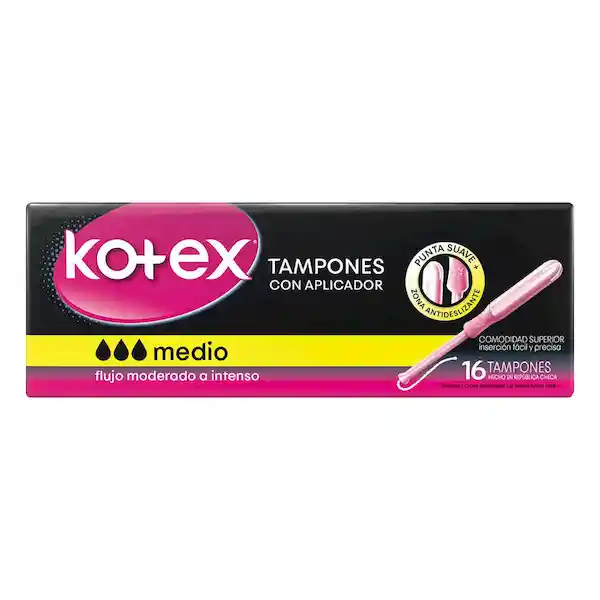 Kotex Tampón Con Aplicador