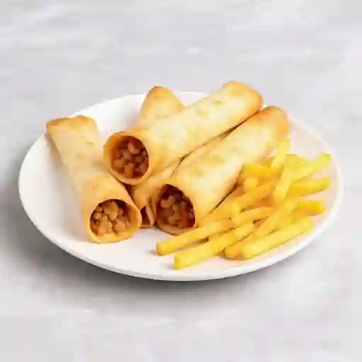 Combo 3 Taquitos a tu Elección Mas Papas