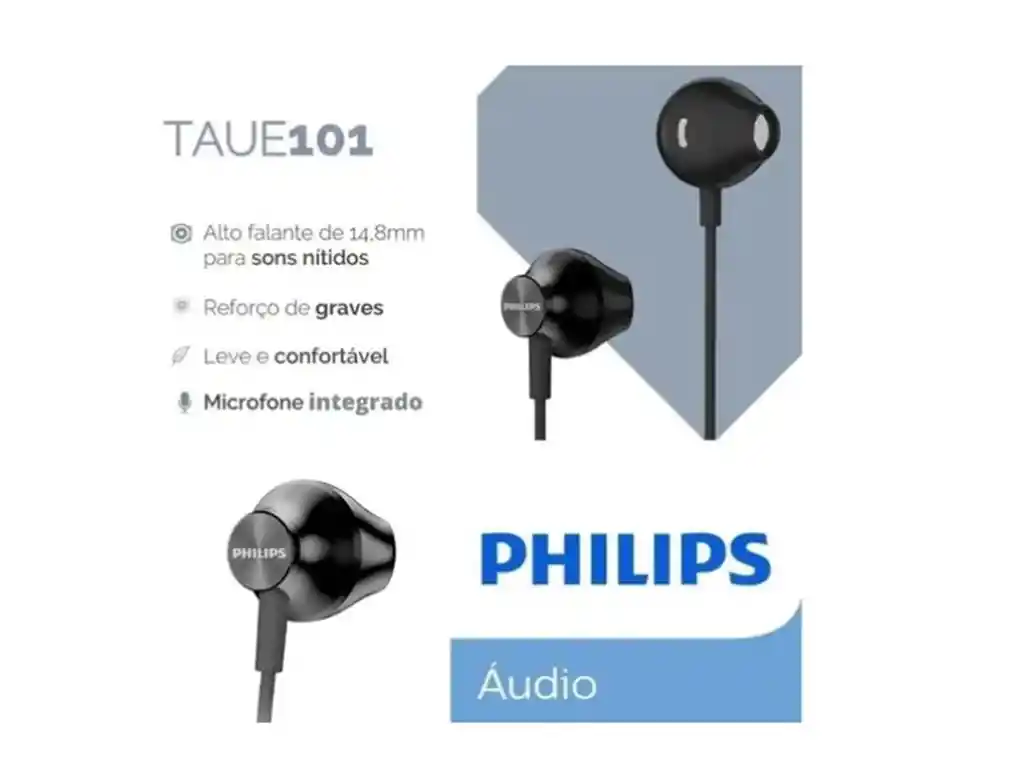 Audifonos Philips Taue101 Negro