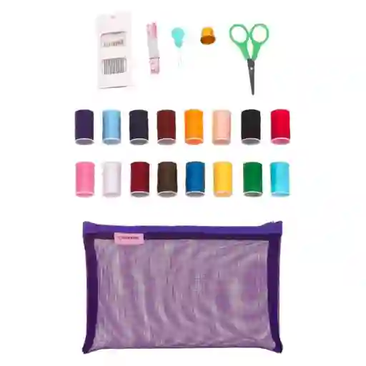 Estuche Con Set de Costura Casaideas