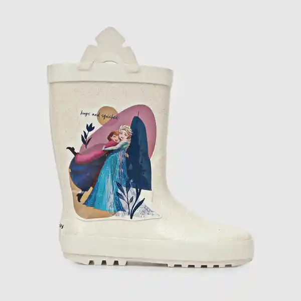 Botas Agua Para Niña Blanca Talla 32 Colloky