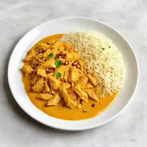 Ají de Gallina con Arroz Blanco